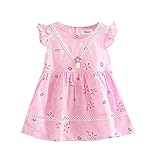 Cutelove 子供ドレス ワンピース 女の子 花柄 可愛い 夏 レース 袖なし ベビー ドレス 素敵 プリンセスドレス