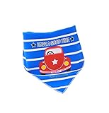 ピュアコットン、赤ちゃんのための3 pcsの赤ちゃんのネッカチーフ/唾液タオル、カー