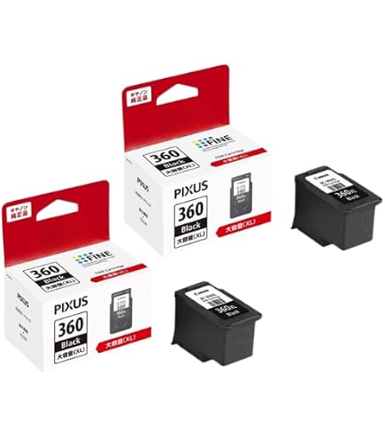 Canon 360XL ブラックインクカートリッジ18個セット Amazon.co.jp: （まとめ買い）キヤノン 純正 インクカートリッジ