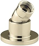 Kohler K-977-AF Stillness Deck- or Bath-Mount Handshower Holder with Hoses, Vibrant French Gold [並行輸