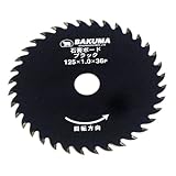 BAKUMA(バクマ工業) チップソー石膏ボード用ブラック薄刃 125mm×36P