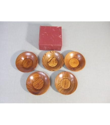 Amazon.co.jp: 吉村志扛（造）純錫小判形托子5客揃総重量180g共箱錫