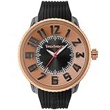 [テンデンス] 腕時計 FLASH フラッシュ オレンジ/ブラック 文字盤 ステンレススチール ミネラルガラス クォーツ 51MM Watch TY532002 メンズ ブラック [並行輸入品]