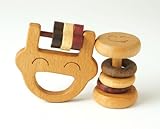 【ノーブランド品】 知育玩具 木のおもちゃ がらがら パパラトルセット