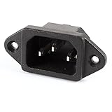 uxcell　電源ソケット　プラグ　パネル　カラー　AC 250V 10A　 IEC320 C14