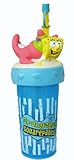 Lovely Spongebob and Patrick Sculped Water Bottle With Straw by Nick Jr.