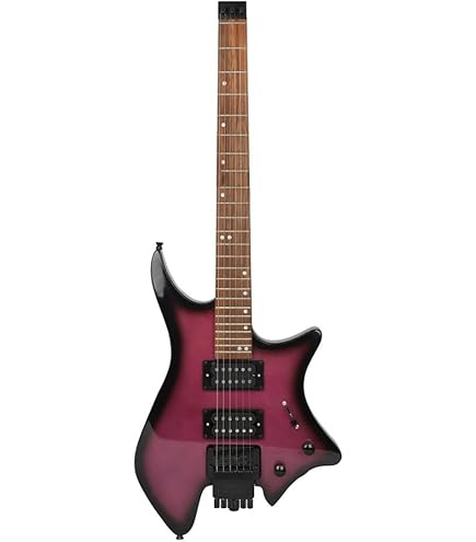 Amazon | EART GW2P-SE ヘッドレスエレキギター、ソリッドエレキギター