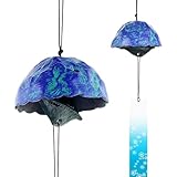 風鈴 南部鋳鉄 防水短冊 手作り おしゃれ 南部風鈴 澄んだ音 鉄器 夏の風物詩 ウィンドチャイム プレゼント 贈り物 (富士山 緑 （大）)