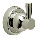 Rohl U.6421STN Perrin and Rowe Wall Mounted Single Robe Hook, Satin Nickel [並行輸入品]