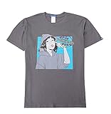 [Ｐｒｉｍａｌ　Ｂｌｕｅ] [PrimalBlue] サウナTシャツ サウナ Tシャツ サT 80s サウナー メンズ レディース 半袖 綿100% カットソー 吸汗速乾 軽い 柔らかい トップス カジュアル sauna サ活 レトロ (チャコール, M)