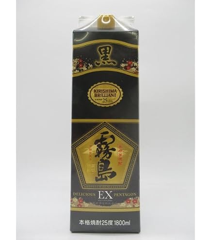 黒霧島 焼酎 1800mlパック 12本 楽天市場】【本格焼酎】黒霧島 パック 