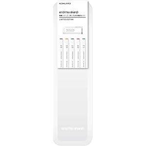 コクヨ シャープペン 鉛筆シャープ リサーレ 缶ペンケース 限定セット 白 PS-PE100-L2