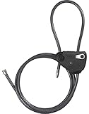 ABUS 210 by 185 C Keyedマルチループケーブルpadlock44 ;ブラック