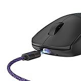 BRIMFORD マグネット 充電ケーブル マウス充電ケーブル 2in1 USB-A/USB-C to Type-C 磁気充電 USB C ケーブル 着脱式 Logicool MX MASTER3s/3,Logicool G Pro X SUPERLIGHT 2,Razer Viper V3 Proなどに対応 1.8M (ケーブル＋Type-C端子*1)