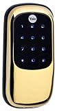 Yale Real Living Key Free Touchscreen Deadbolt with Z-Wave in Polished Brass(YRD240) [並行輸入品]