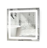 LEDバスルームミラー24インチx 24インチ| Lighted VanityミラーIncludes Defogger &ディマー