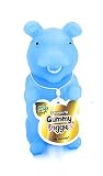 Animolds Blue Glow In The Dark Squeeze Me Gummy Piggie