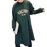 【アウトレット】 (マーシェル) Marshel マタニティ スウェット チュニック 産前 産後 長く使える 妊婦服 グリーン L