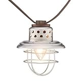 Noma/Inliten-Import 87115-88 Four Seasons Courtyard 10Count Galvanized Lantern Light Set [並行輸入品]