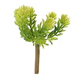 Dovewill 自然風　人工多肉植物　緑の葉　植物　造花　デコレーション