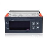 電子部品，SODIAL(R)220V 多機能温度制御器