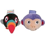 Fisher Price Wrist Rattle Monkey & Toucan Baby
