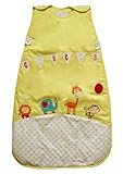 The Dream Bag 70cm Circus Unisex Cotton Baby Sleeping Bag 2.5 Tog (Yellow)