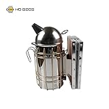 ステンレス製 燻煙器 噴霧器 スモーカー 蜜蜂用 養蜂場 養蜂家 中型ラウンドスモークスプレーヤー