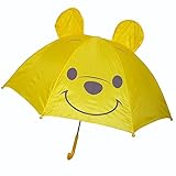 子供用 ベビー用 幼児用 傘 47cm ディズニー 耳付き アンブレラ（プーさん）
