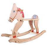 幼児 木馬 乗り物 木のおもちゃ 天然木 安心 安全 乗用玩具 リビング 子ども部屋 ロッキングチェア 木馬 イス リビングチェア キッズインテリア