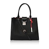 'Jocelyn' Large Shoulder Bag (Black)
