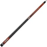 Viper Sinister 58" 2-Piece Billiard/Pool Cue, Brown with Black/Cream Points[並行輸入品]