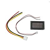 パネル取付け型DCデジタル電圧計電流計 赤青 30V 10A バルク品