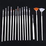 15 個フォンダンケーキブラシセットケーキデコレーションペイントブラシペストリー描画ツールシュガークラフトキッチンアクセサリー用 15 個フ