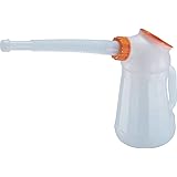トラスコ中山(TRUSCO) オイルジョッキ ピノッキオ1L ノズル・本体蓋付 網付 PN-1