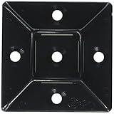 粘着ケーブルタイマウント、0.5スロット幅、2幅、0.5高さ、2長さ、ブラックby NSI