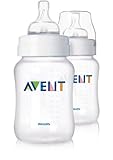Philips AVENT SCF683/27 Classic Feeding Bottles (Slow Flow - 260 ml - 2-Pack)