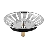 SODIAL(R) 食品廃棄物のストッパスピンロック8 cmのダイヤシンク水切りストレーナー