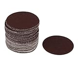 uxcell サンディングディスク サンドペーパーシート 50枚入り ルーファス 研磨布 76mm 40グリット