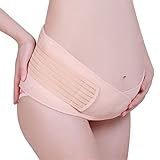 Carfeny 腹帯び 妊婦 大きいサイズ ワンタッチ妊婦帯 柔らかい 通気性良い 産後骨盤ベルト 産前 産後に (カラー)