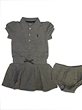 ラルフローレンの子供服　POLO　RALPHLAWREN　ベビー　女の子ツーピースセット　８０ｃｍ [並行輸入品]