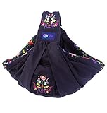 Baba Slings ババスリング 【日本正規品保証付】【正規代理店】 抱っこひも/ベビースリング BBS201 ネイビーエンブロイダリー