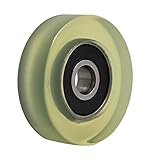 uxcell ベアリングプーリー ローラーホイール PUコーティングボール クリア 交換 6mmx30mmx9mm