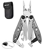 多機能ペンチ マルチツール 18-in-1チタン合金 マルチプライヤー 折畳みペンチ 多機能ツール 万能ナイフ 多機能ナイフ ロック機能