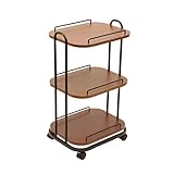 イタリアン ワゴン bosco ( 3段タイプ ) 幅49.7cm×奥行39.5cm×高さ84cm [ エステワゴン ネイルワゴン 美容室ワゴン キッチンワゴン マルチワゴン サイドワゴン キャスター付き インテリア 収納 まつげエクステ 