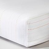 CircoTM Woven Fitted Crib Sheet - Stitch Stripe by Circo
