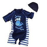 キッズ水着ベビー水着男の子子供ビーチウェアダイビング水泳スーツ カラー: ブルー