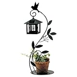 ソーラーガーデンライト　花台付きランタン