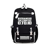 韓流グッズ BIGBANG MADE 10周年記念 ビッグバン VIP GD TOP SOL VI D-LITE ファッション 可愛 バッグ リュックサック (ブラック)
