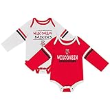 Wisconsin BadgersコロシアムInfant Boy 's LS One Piece Outfit 2パック